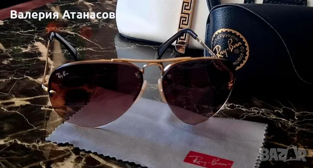 Ray ban-унисекс слънчеви очила,малък размер.