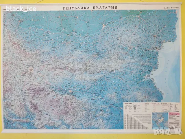 Карта на България 1:380000