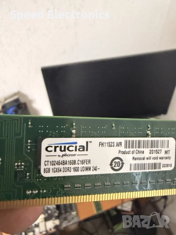 Crucial 32GB PC3-12800 DDR3-1600MHz 4x8gb, снимка 4 - RAM памет - 55987936