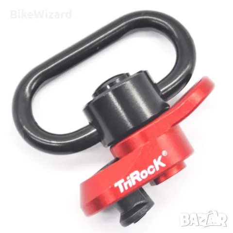 TRIROCK 1,25-инчов бутон за въртящ се контур QD Combo Red Sling НОВ