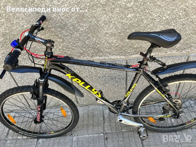 Велосипед колело KELLYS 26 цола 27 скорости всичко е SHIMANO DORE LX много запазено технически Ок , снимка 18 - Велосипеди - 49879107