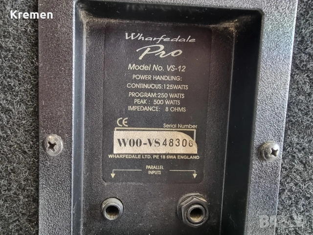 Тонколони Wharfedale PIO VS-12, снимка 6 - Тонколони - 53284247