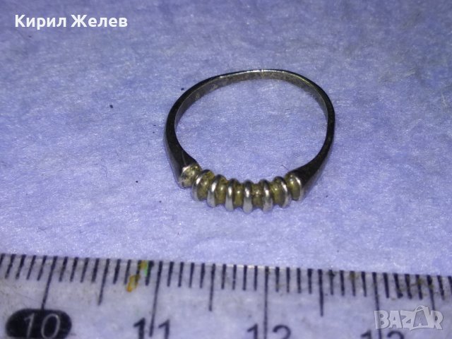 Старинен СРЕБЪРЕН АРТ ДЕКО ПРЪСТЕН ВИСОКА ПРОБА СРЕБРО АВТОРСКА РЪЧНА МАЙСТОРСКА ИЗРАБОТКА 39899, снимка 10 - Антикварни и старинни предмети - 42928837