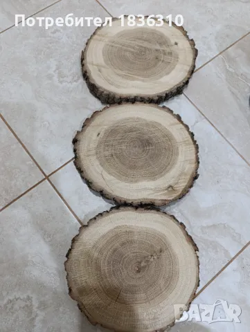  Дървени шайбй ф25см