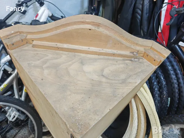 Ъглов дървен шкаф 47/47/82 см, снимка 10 - Шкафове - 49794837