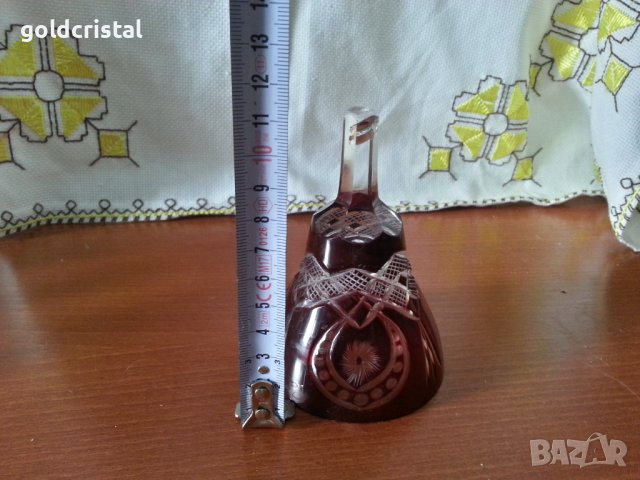 Декоративна кристална камбанка, снимка 4 - Антикварни и старинни предмети - 42170316