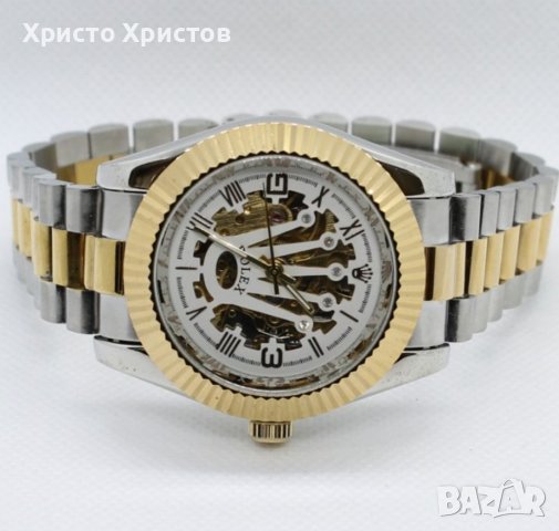 Дамски луксозен часовник Rolex Crown Skeleton , снимка 1 - Дамски - 37047692