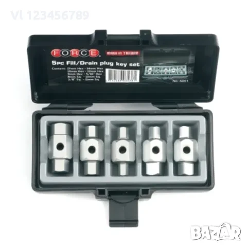 Ключ за пробка FORCE 5части /6 части, снимка 3 - Други инструменти - 50831164
