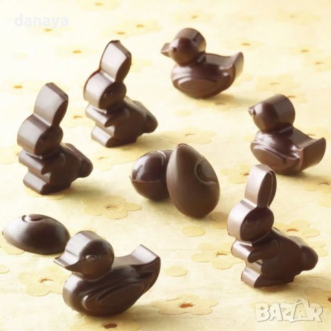 3620 Силиконова форма за шоколадови бонбони и лед Великден, снимка 5 - Форми - 40054829