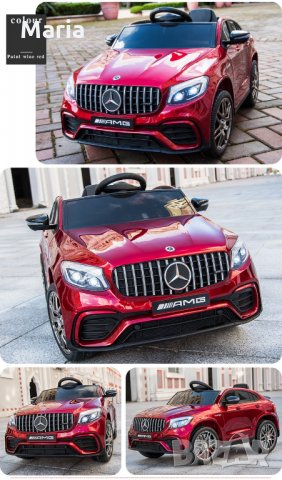 Акумулаторен джип Mercedes GLC63 12V батерия, МР4 4х4, снимка 11 - Електрически играчки - 30613472