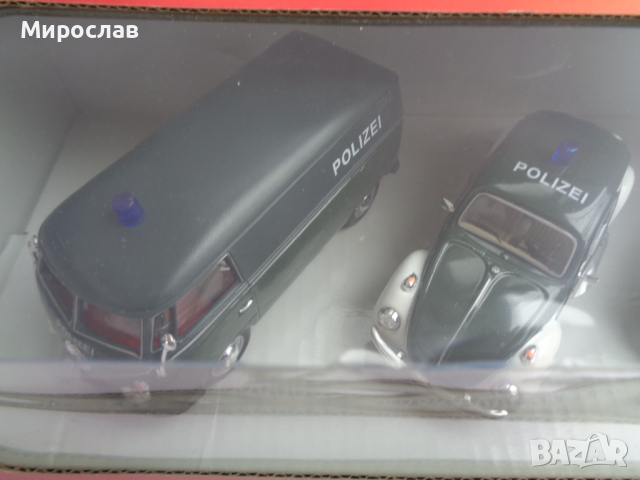 1:43 SCHUCO VW ЛОТ ПОЛИЦИЯ ПОЛИЦЕЙСКА КОЛИЧКА ИГРАЧКА МОДЕЛ, снимка 6 - Колекции - 44758203