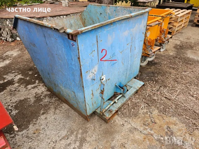 Продавам Кофи / контейнери за мотокар , челен товарач, снимка 8 - Други машини и части - 53540069