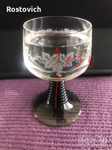 Чаши за вино (Weinrömer), 0,1 л., снимка 3 - Чаши - 44551170