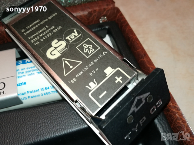 TENS 2000-УРЕД ЗА АКУПУНКТУРА В КУФАР КОМПЛЕКТ ОТ ГЕРМАНИЯ 1403241132, снимка 7 - Медицинска апаратура - 44759018