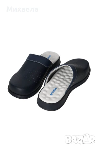 Сабо чехли бели и тъмно сини. Нови. 41 размер, снимка 2 - Мъжки чехли - 51152395