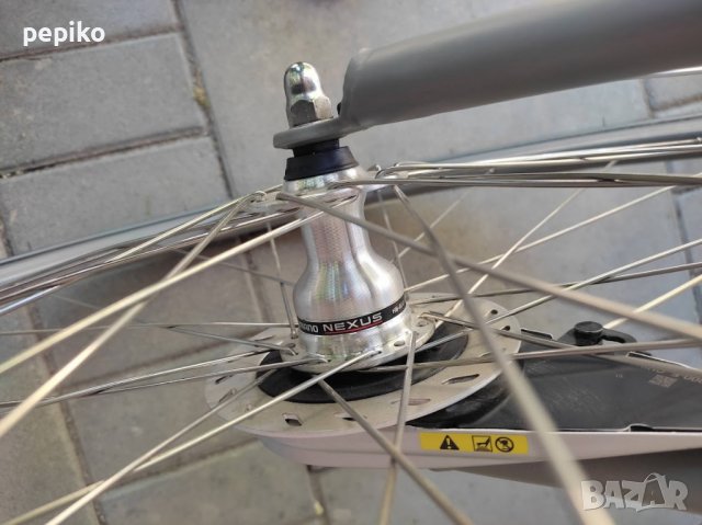 Продавам колела внос от Германия градски алуминиев велосипед PUCH RAVE 28 цола SHIMANO NEXUS INTER 7, снимка 12 - Велосипеди - 36744292