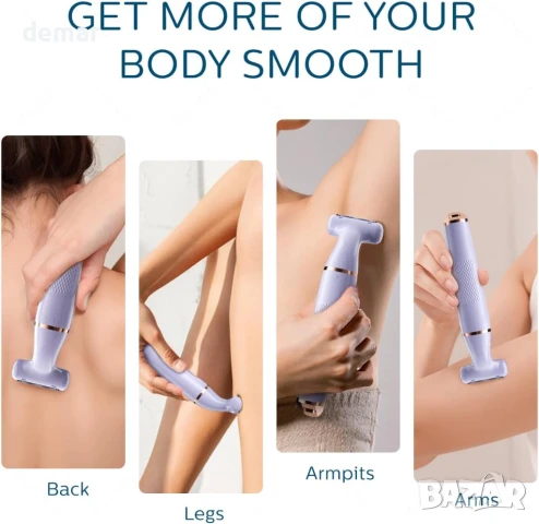 Електрически тример DmgicPro за жени, водоустойчив, безжичен, презареждащ се с USB-C, снимка 8 - Електрически самобръсначки - 50965748