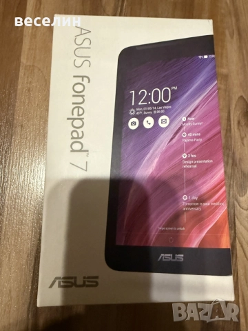 Таблет ASUS Fonepad 7 (7" / Wi-Fi + 3G SIM слот за разговори) – нов