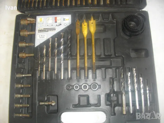 MANESMANN BOHLER НОВ НЕМСКИ НЕПЪЛЕН КОМПЛЕКТ 73 БРОЯ ИНСТРУМЕНТИ БОРКОРОНИ СВРЕДЛА БИТОВЕ БОРФРЕЗЕРИ, снимка 6 - Други инструменти - 49703459