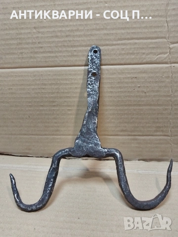 Стар Кован Ченгел За Дране На Животни, Стара Кована Кука. / НОМЕР 1747., снимка 7 - Антикварни и старинни предмети - 53967506