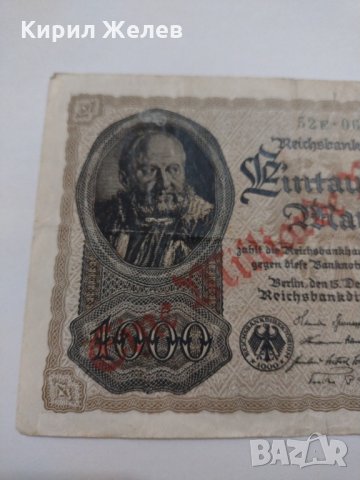 Райх банкнота - Германия - 1000 марки / 1922 година - 17943, снимка 5 - Нумизматика и бонистика - 31032003