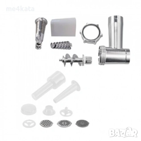 Електрическа месомелачка Hausberg HB-3416AB – 1100W с приставка за доматен сок, снимка 3 - Друга електроника - 54118363