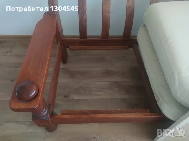 Холна гарнитура от масивно дърво, снимка 6 - Дивани и мека мебел - 48641260