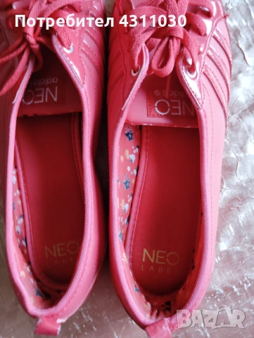 Adidas Neo Балерина червени, размер 42, снимка 6 - Маратонки - 53356890