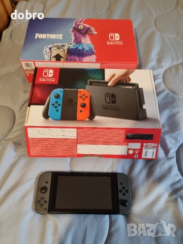 Nintendo switch хакнакт моднат с чип и двойно операционна система 