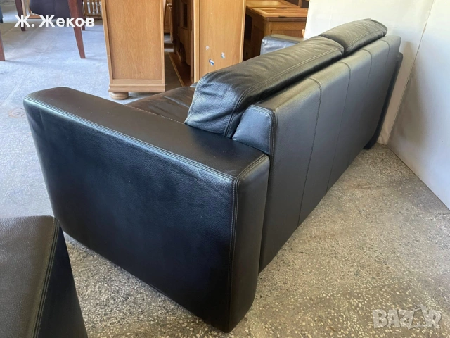 Кожен диван, снимка 3 - Дивани и мека мебел - 53059546