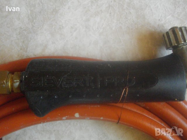 Горелка Италианска-С Редуцир Вентил и Маркуч-4 м-SIEVERT PRO-На Газ, снимка 4 - Други инструменти - 33730713