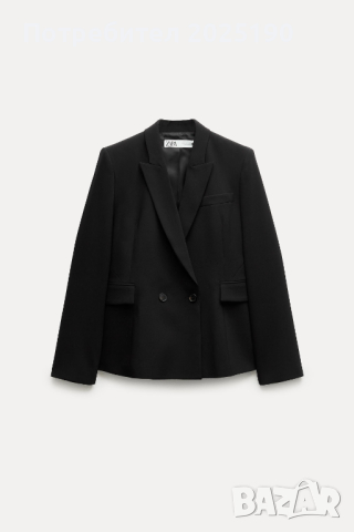 Дамско черно сако Н&М 