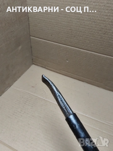 Соц Стара Ръчно Кована Щанга Лост 1кг. НОМЕР 1599., снимка 9 - Антикварни и старинни предмети - 54010470