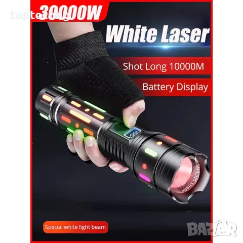 Далекобоен Акумулаторен фенер G85, снимка 1