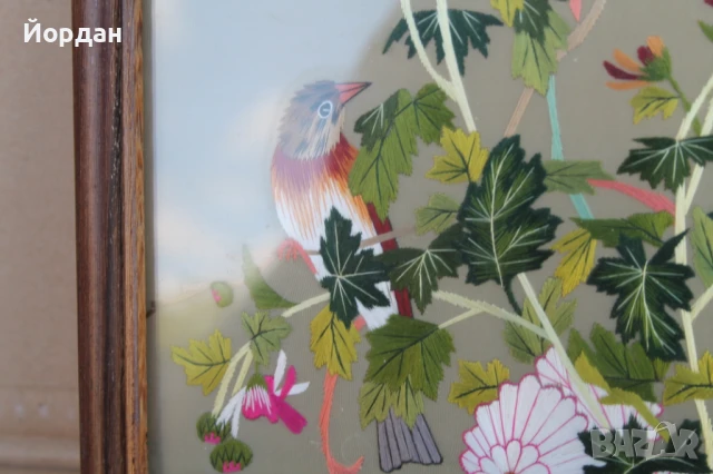 Стара Китайска картина с две лица , снимка 5 - Картини - 50989614