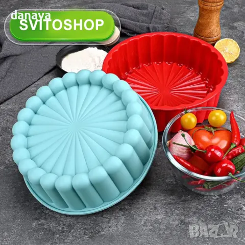 5519 Силиконова форма за кекс Charlotte, 20 см, снимка 7 - Форми - 48154570