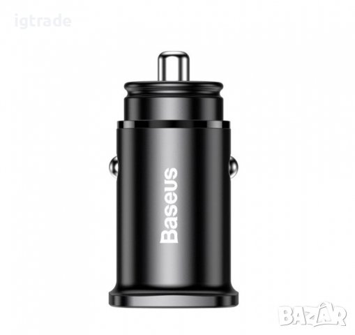 Baseus BS-C15C 30W зарядно за кола USB QC4.0+ и  USB-C PD 3.0 , снимка 4 - Аксесоари и консумативи - 39302188