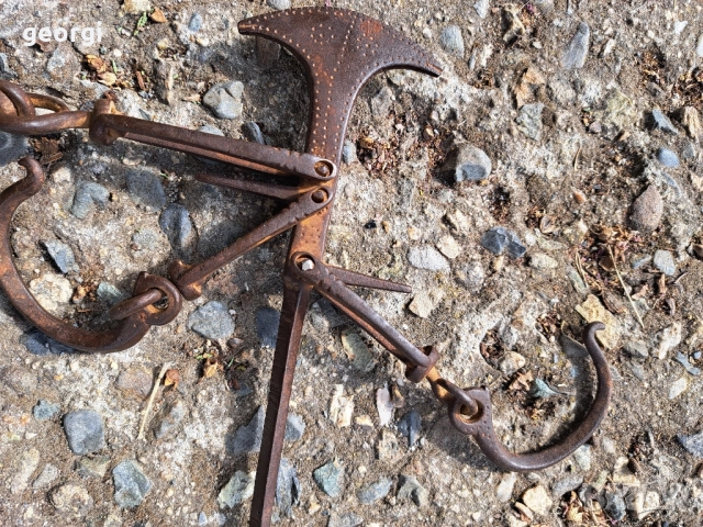 стар кантар паланца, снимка 2 - Антикварни и старинни предмети - 51866510