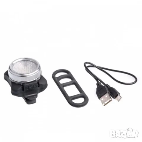 USB COB фар и стоп 80 lm с 5 режима, снимка 4 - Аксесоари за велосипеди - 55866668