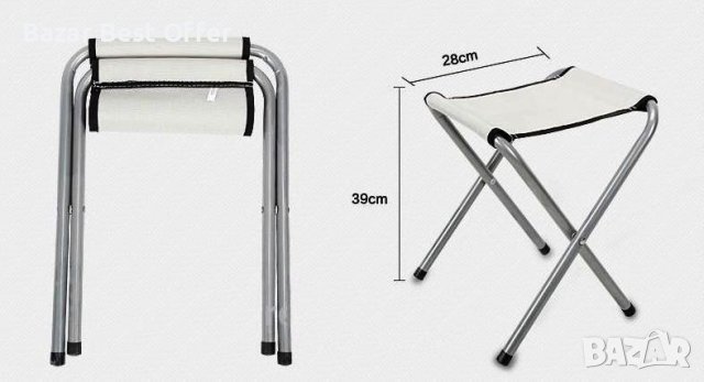 Сгъваема преносима алуминиева къмпинг маса + 4 стола или без столове , снимка 6 - Маси - 36838913