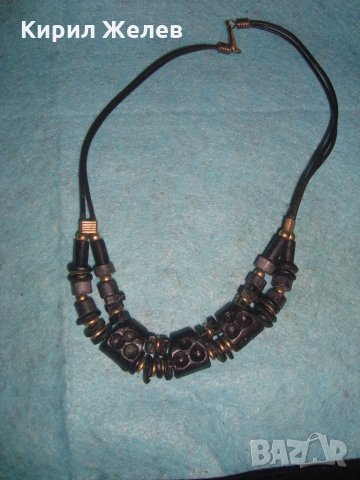 ХЕНД-МЕЙД ЛЯТНА АРТ ОГЪРЛИЦА МНОГО СТИЛНА и ИЗИСКАНА 27050, снимка 3 - Колиета, медальони, синджири - 34985471