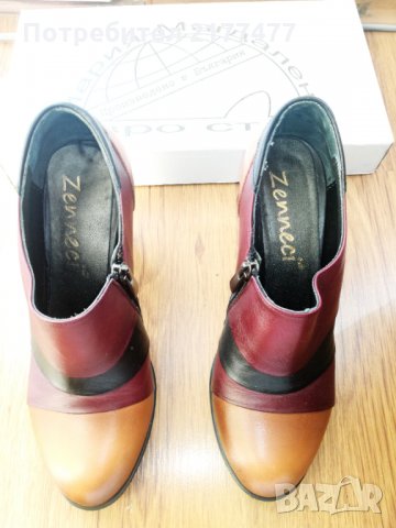 продавам Дамски кожени боти, снимка 2 - Дамски боти - 32128336