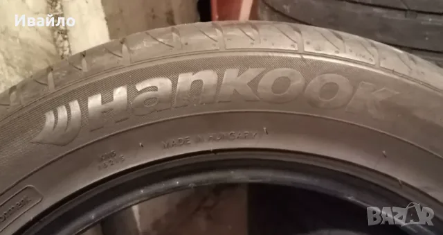 Продавам 2 броя летни гуми 205.55.16 на 1 сезон дот 2021 Hankook , снимка 4 - Гуми и джанти - 55720273