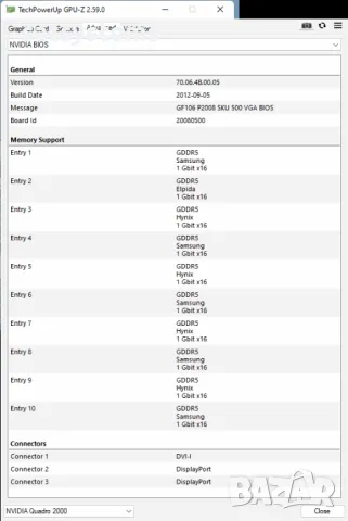 Видео карта NVidia Quadro 2000 1024MB GDDR5 128bit PCI-E, снимка 12 - Видеокарти - 47828131