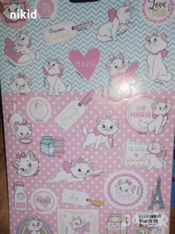 200 бр Коте Мари Marie cat книжка албум самозалепващи лепенки стикери , снимка 4 - Други - 35247966
