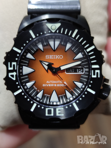 Часовник Seiko SRP311 Halloween Monster, снимка 1 - Мъжки - 44659004