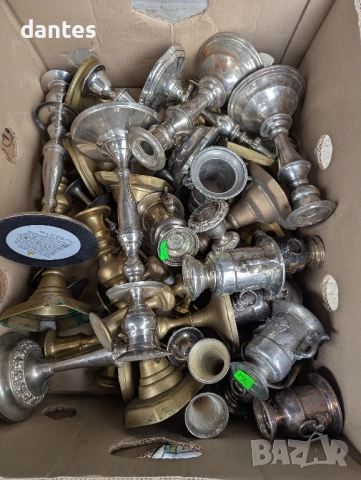 Бронзови съдове, сервизи, чайници, халби, свещници и др. – 222 бр., снимка 12 - Антикварни и старинни предмети - 51816434