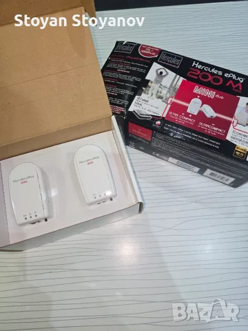 Powerline адаптери Hercules ePlug 200 Mini Duo, снимка 2 - Рутери - 56483610
