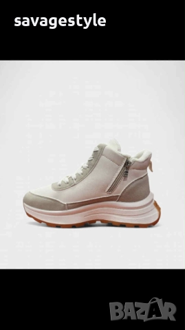 Страхотни дамски зимни боти с връзки и цип 