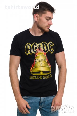 Нова мъжка тениска с дигитален печат на музикалната група AC/DC - Hells Bells, снимка 10 - Тениски - 29930800